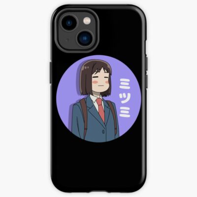Cute Mitsumi Chan With Japanese Text Iphone Case