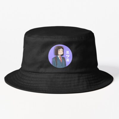 Cute Mitsumi Chan With Japanese Text Bucket Hat