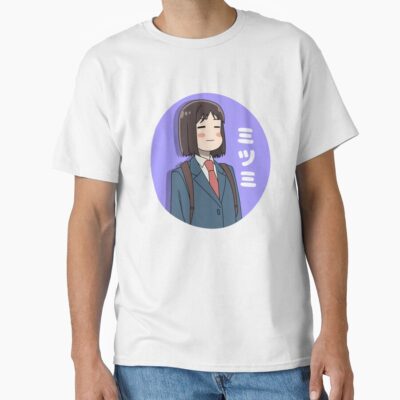 Cute Mitsumi Chan With Japanese Text T-shirt