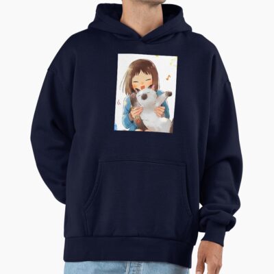Skip And Loafer Manga Series Mitsumi And Cat Hoodie
