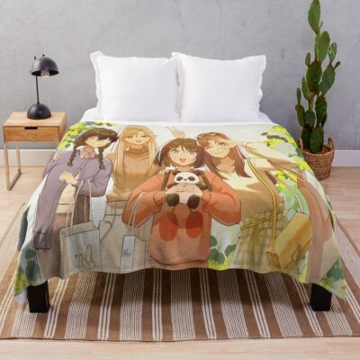 Skip To Loafer Skip And Loafer Stuffed Cute Panda Throw Blanket