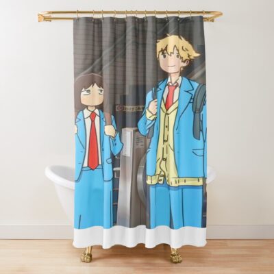 Skip And Loafer Manga Series Mitsumi Shima Shower Curtain