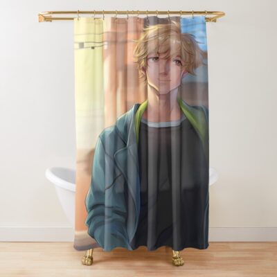 Skip And Loafer Cover Image Shower Curtain