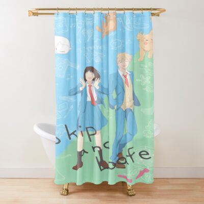 Skip And Loafer Cover Hot Desgin Shower Curtain