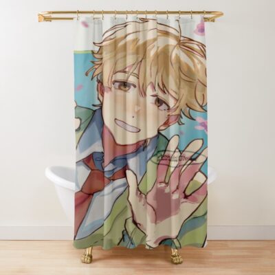 Skip And Loafer Manga Series Shima Shower Curtain