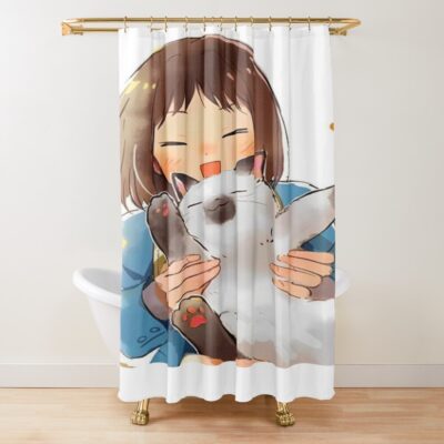 Skip And Loafer Manga Series Mitsumi Shower Curtain