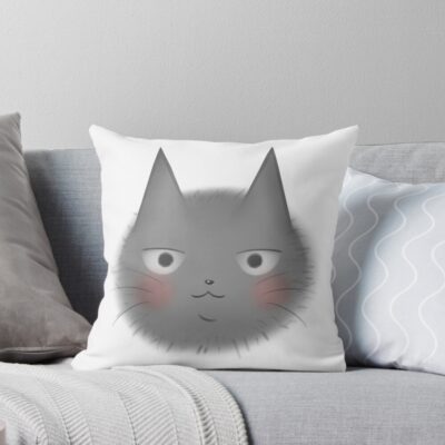 Skip And Loafer Cat Mitsumi Iwakura Throw Pillow