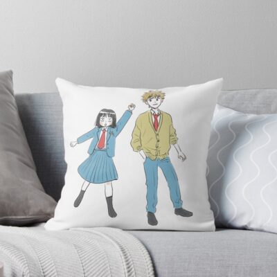 Mitsumi And Shima Throw Pillow
