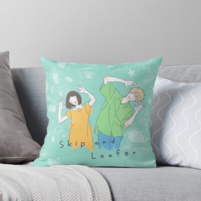 Skip To Loafer Classic Design Throw Pillow
