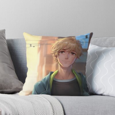 Skip And Loafer Cover Image Throw Pillow