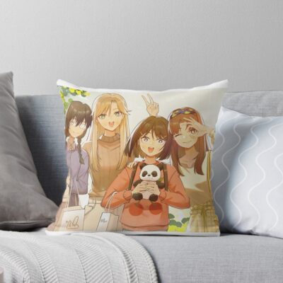 Skip To Loafer Skip And Loafer Stuffed Cute Panda Throw Pillow