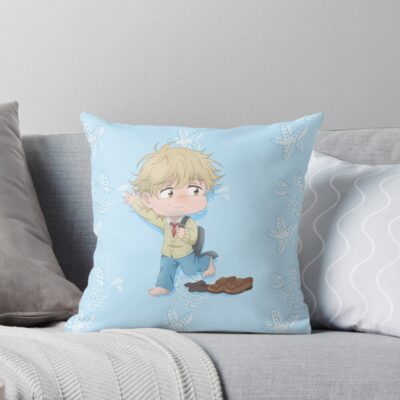 Chibi Sousuke Shima Throw Pillow